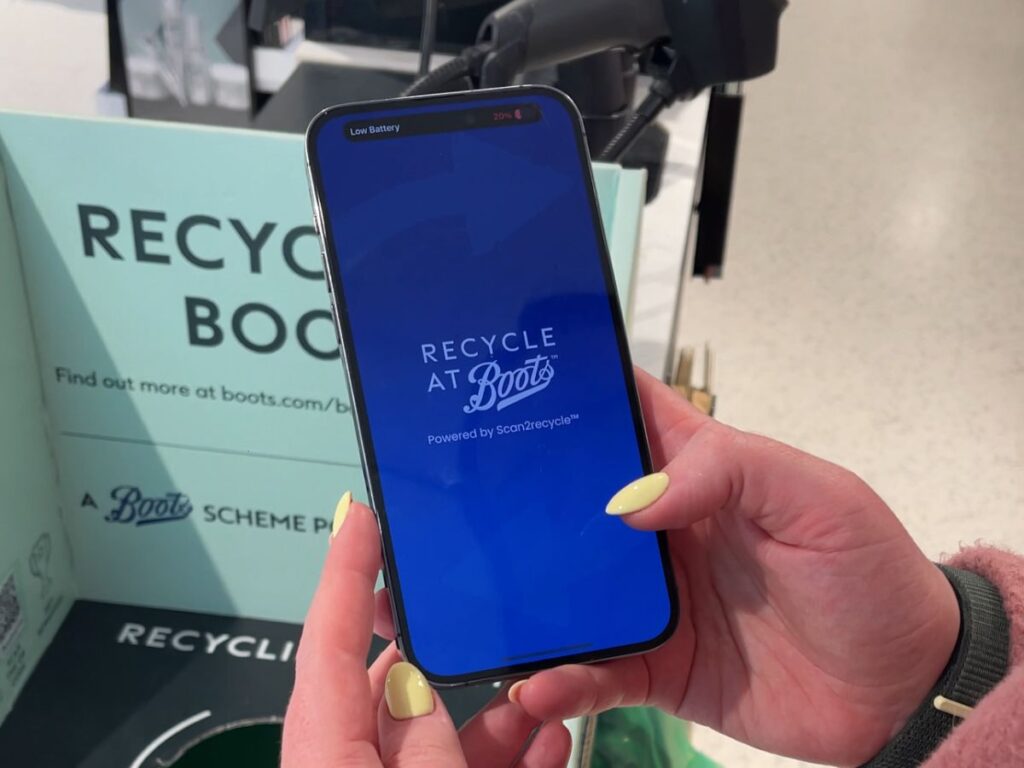 boots scan to recycle scheme